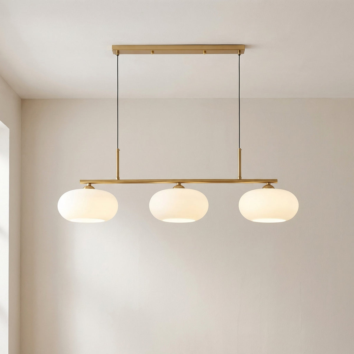 Lampada a sospensione Bauhaus a 3 luci