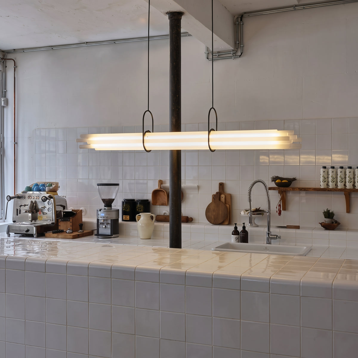Cylinder Bar Modern Pendant Light
