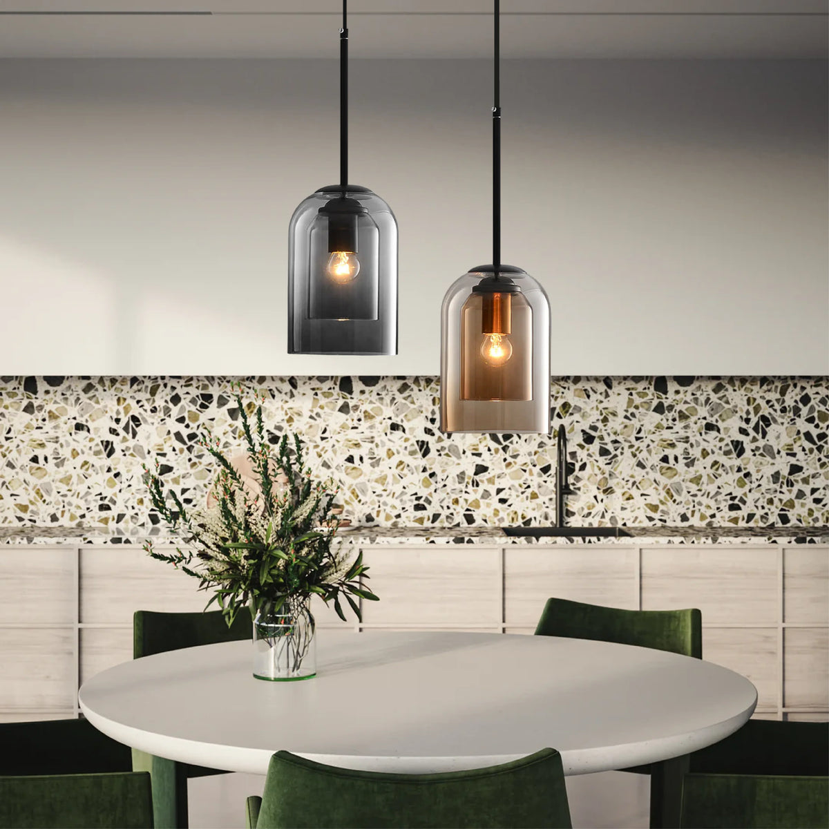 Jani's Glass Pendant Light