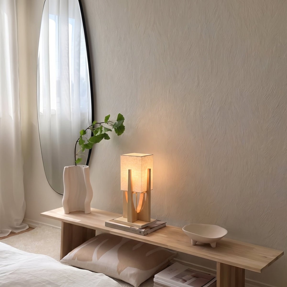 Wabi-Sabi-gulvlampe i japansk stil