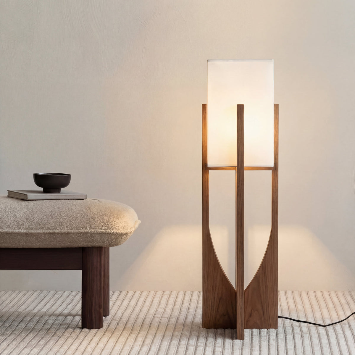 Wabi-Sabi-gulvlampe i japansk stil