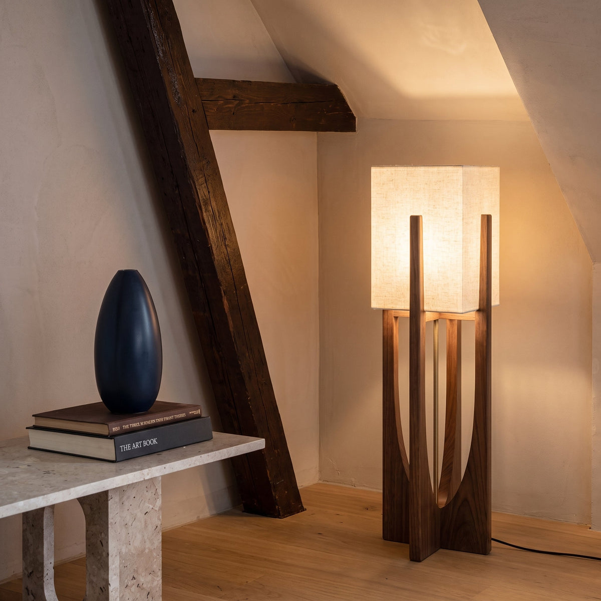 Wabi-Sabi-gulvlampe i japansk stil
