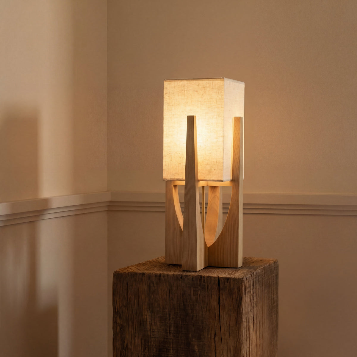 Wabi-Sabi-gulvlampe i japansk stil