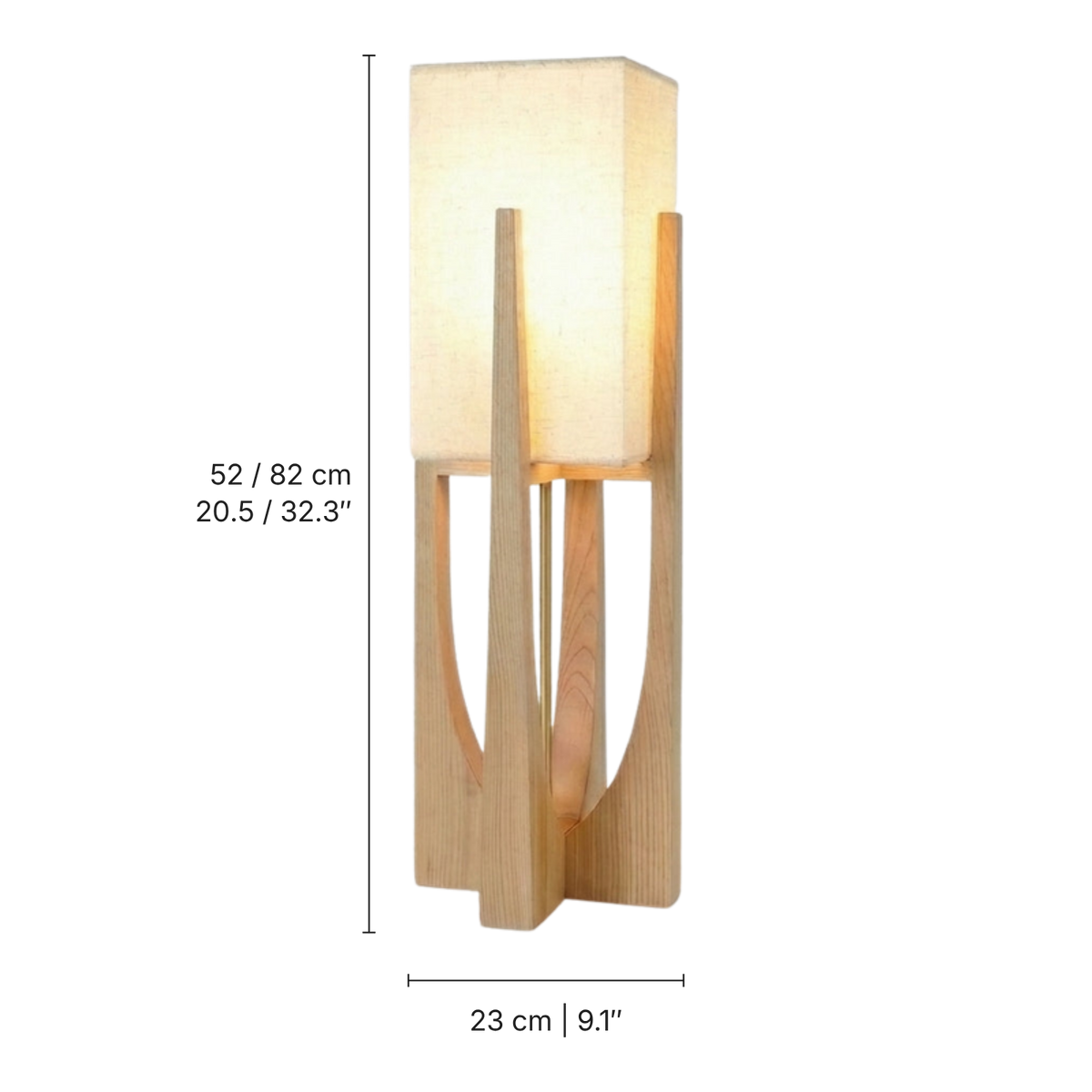 Wabi-Sabi-gulvlampe i japansk stil