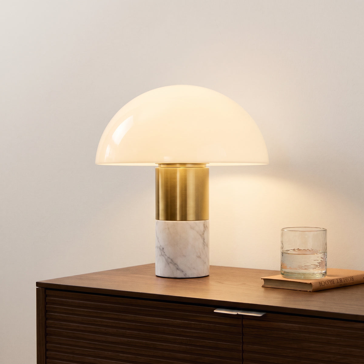 Marble Mushroom Table Lamp