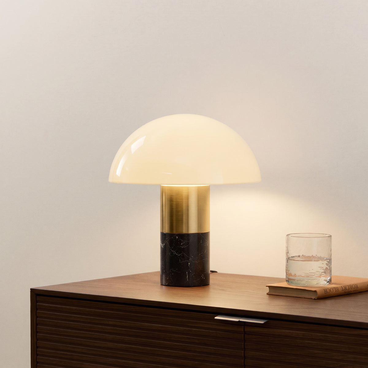 Marble Mushroom Table Lamp