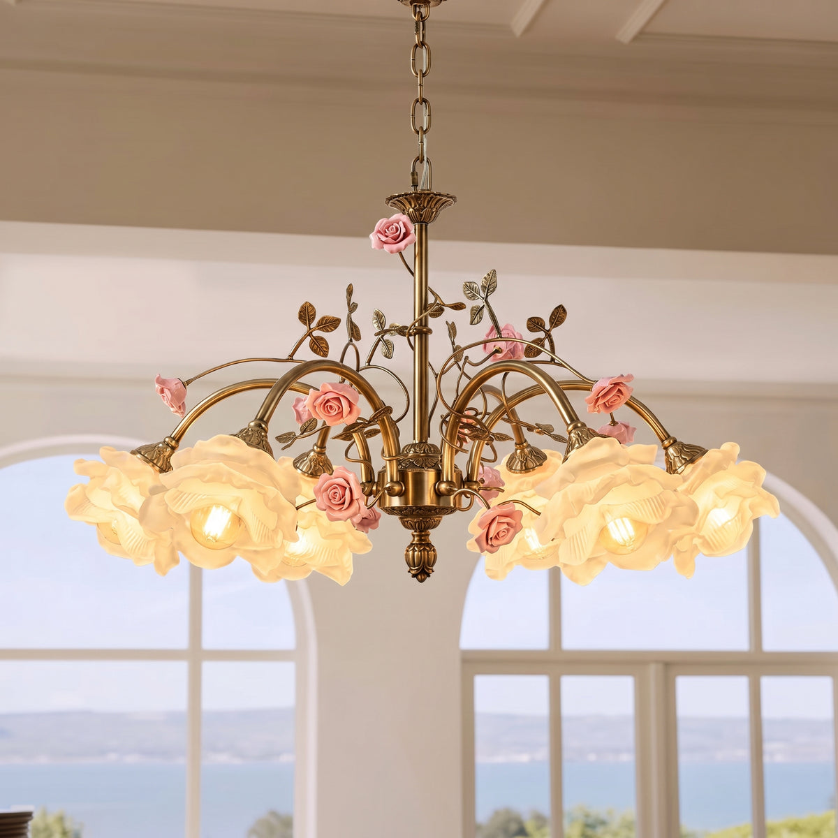 Medieval Rosa Chandelier