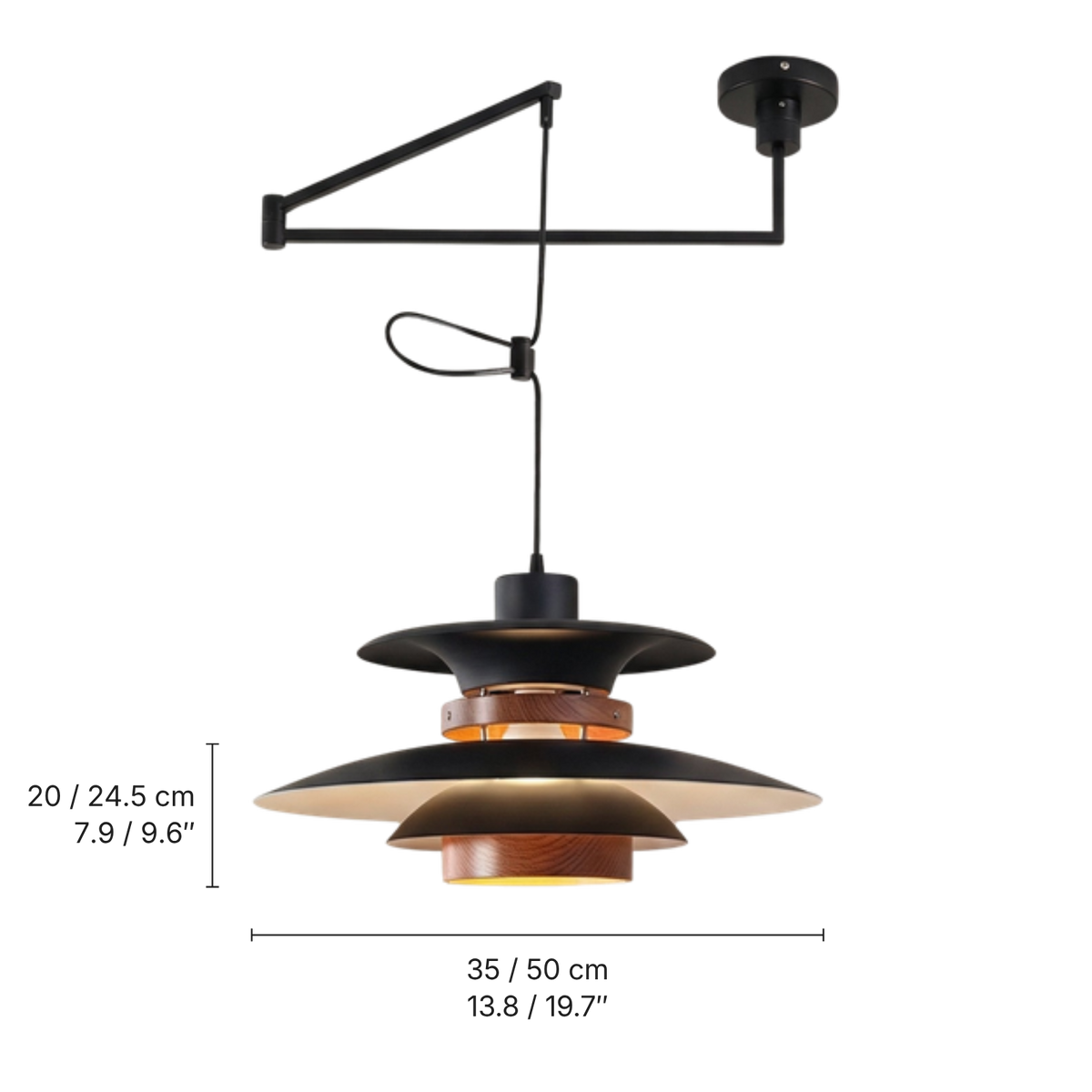 Merado Swing Arm Pendant Light