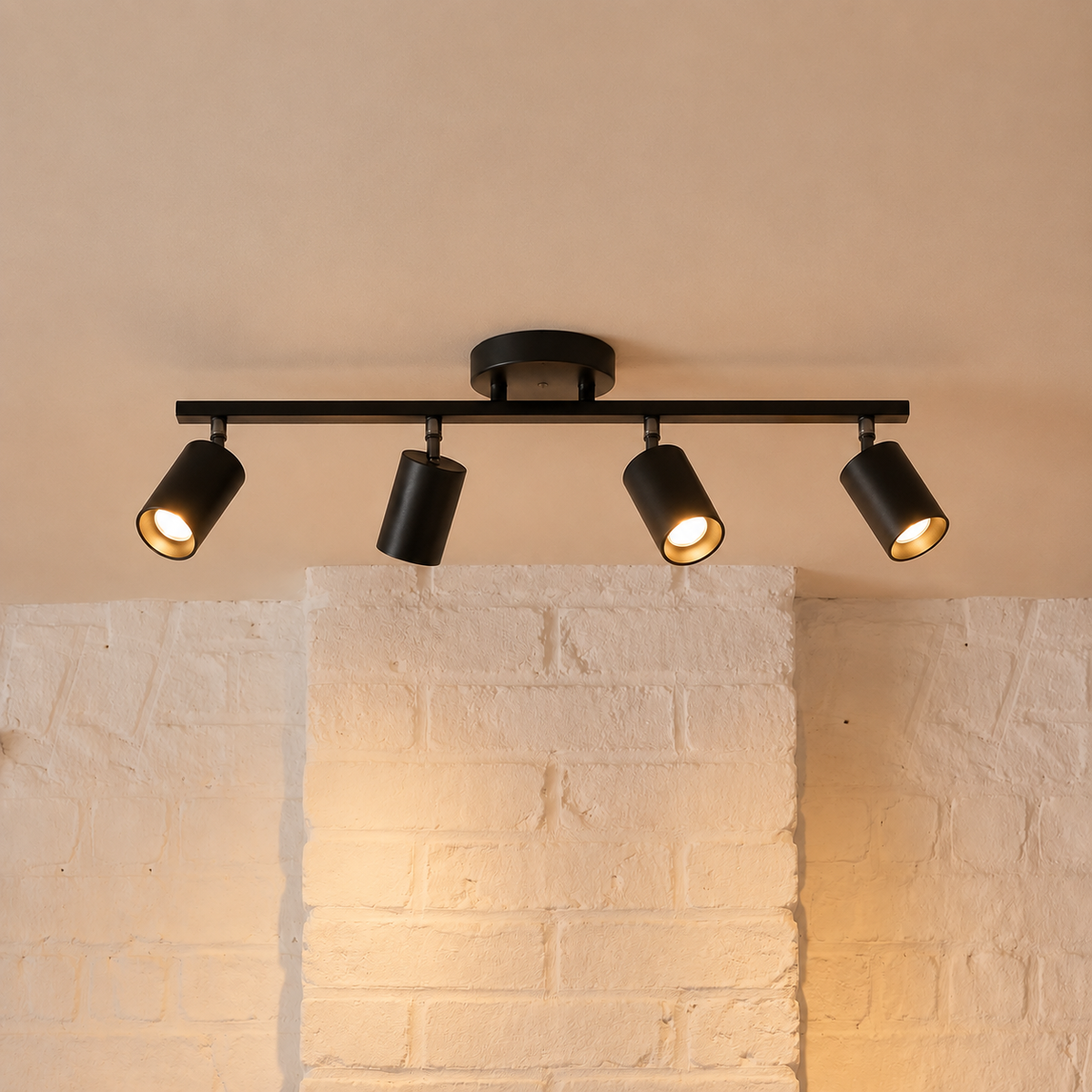 Plafón moderno de 4 luces