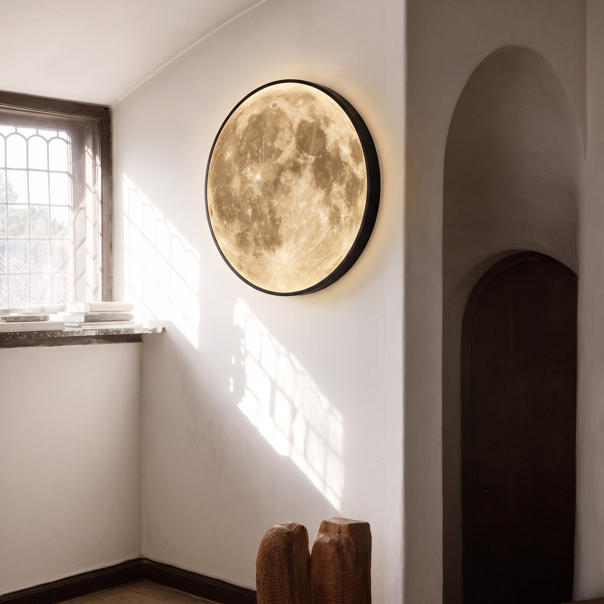 Mond-Wandleuchte