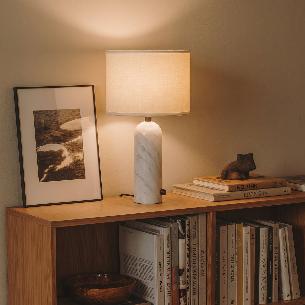 Nimbus Marble Silk Table Lamp