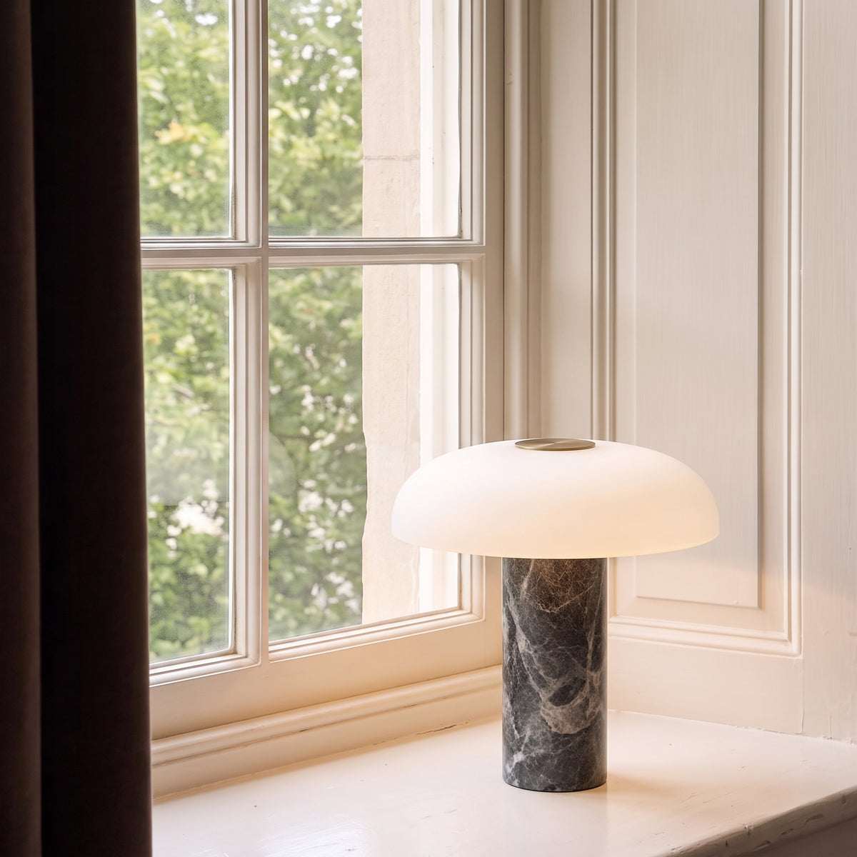 Pelar Marble Glass Table Lamp