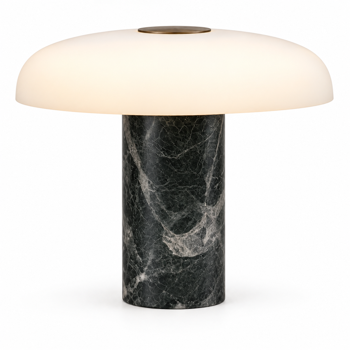 Lámpara de mesa Pelar de mármol y cristal