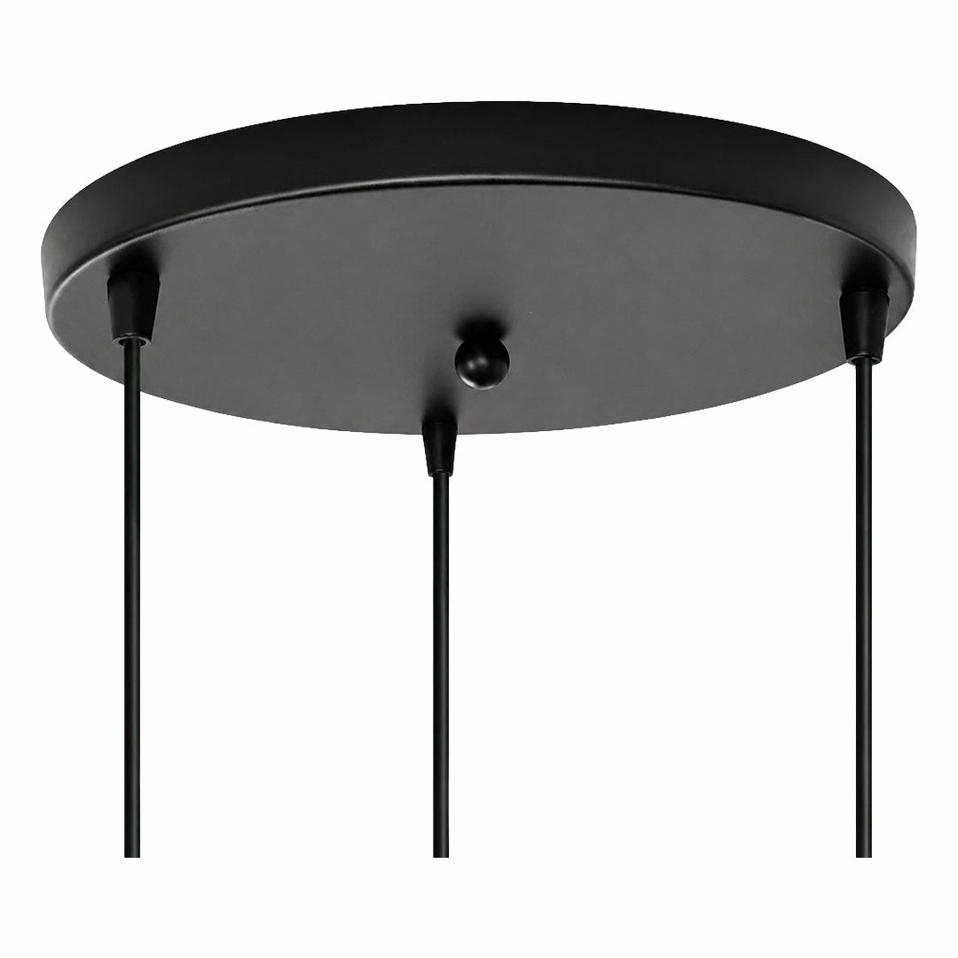 Round ceiling canopy, black