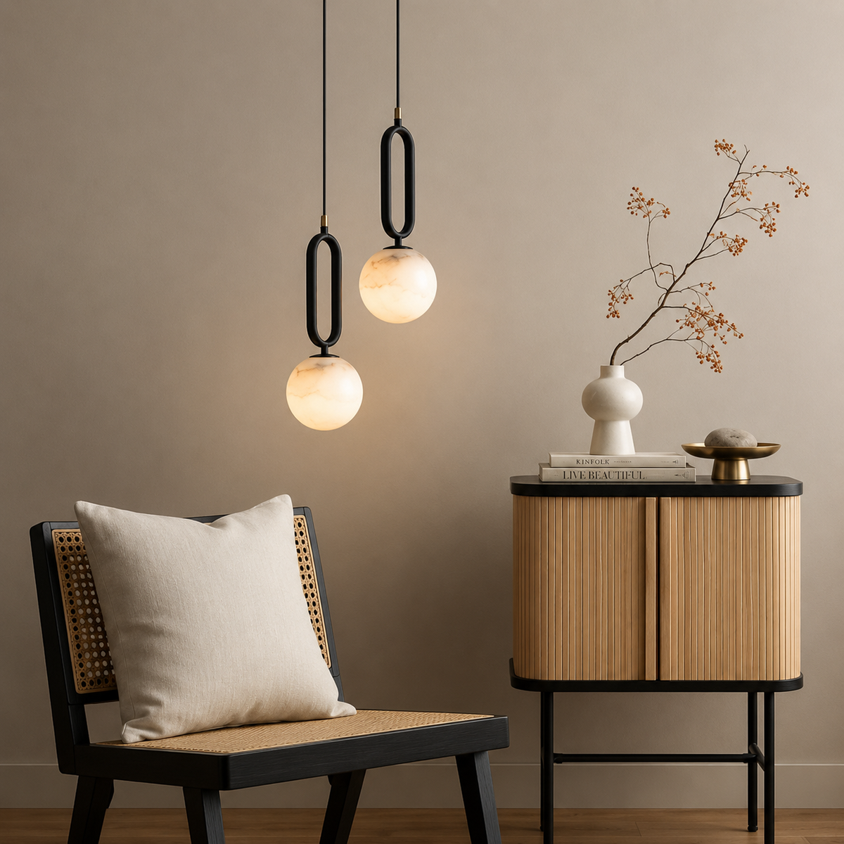 Sandio Marble Pendant Light