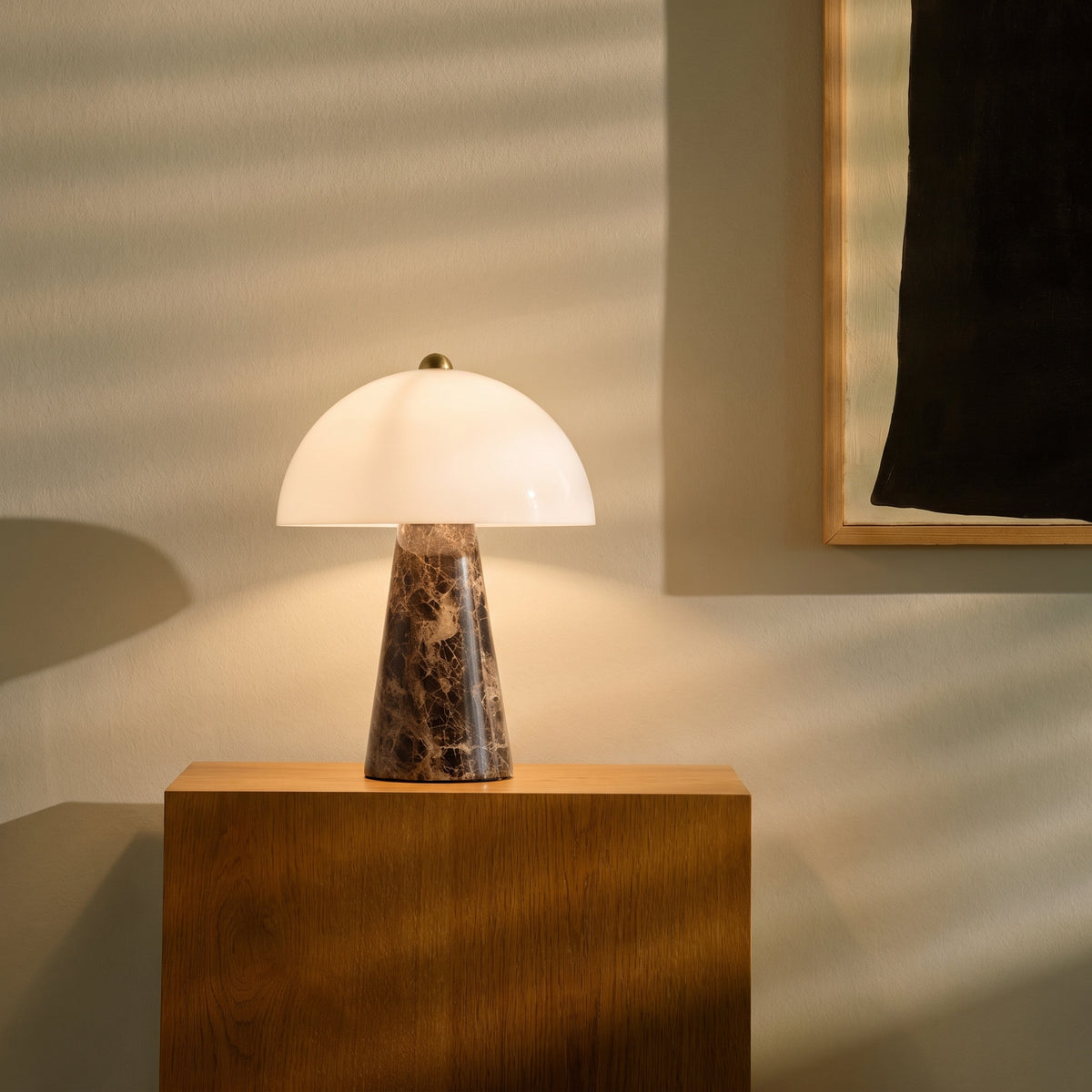 Solid Marble Table Lamp
