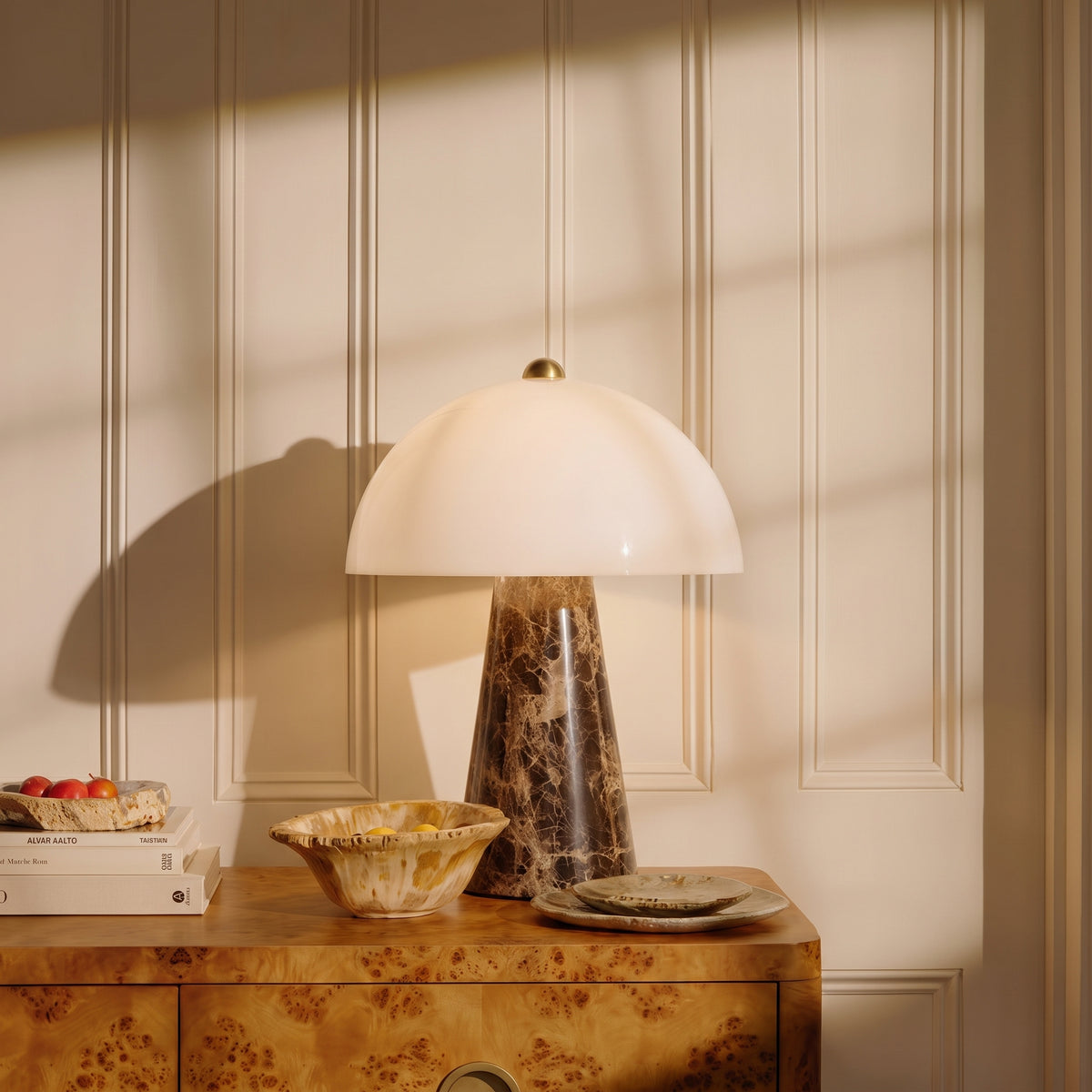 Solid Marble Table Lamp