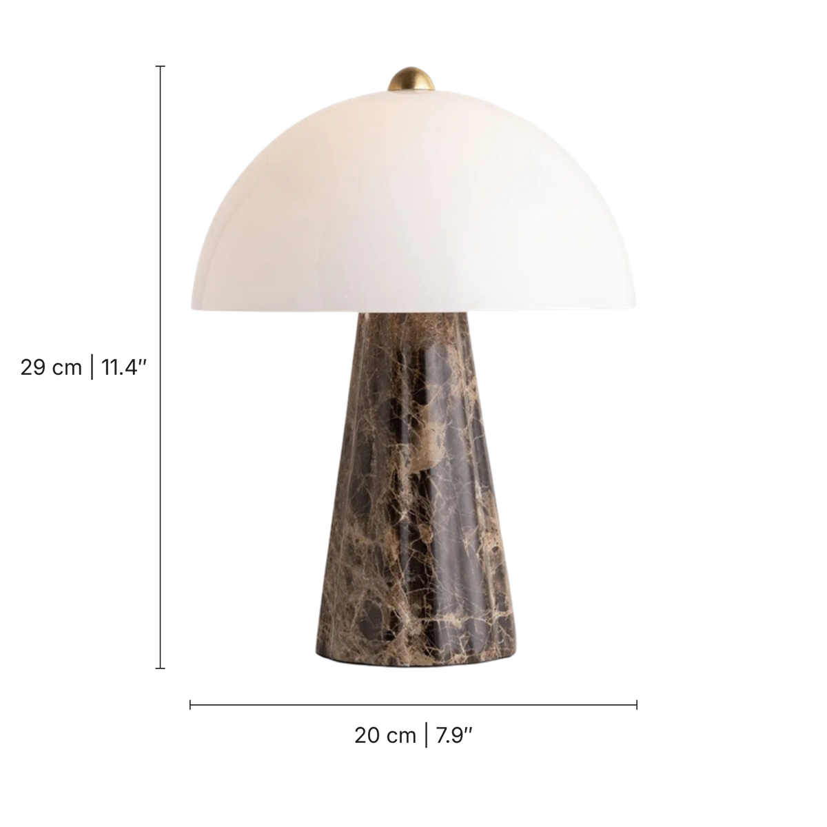 Solid Marble Table Lamp