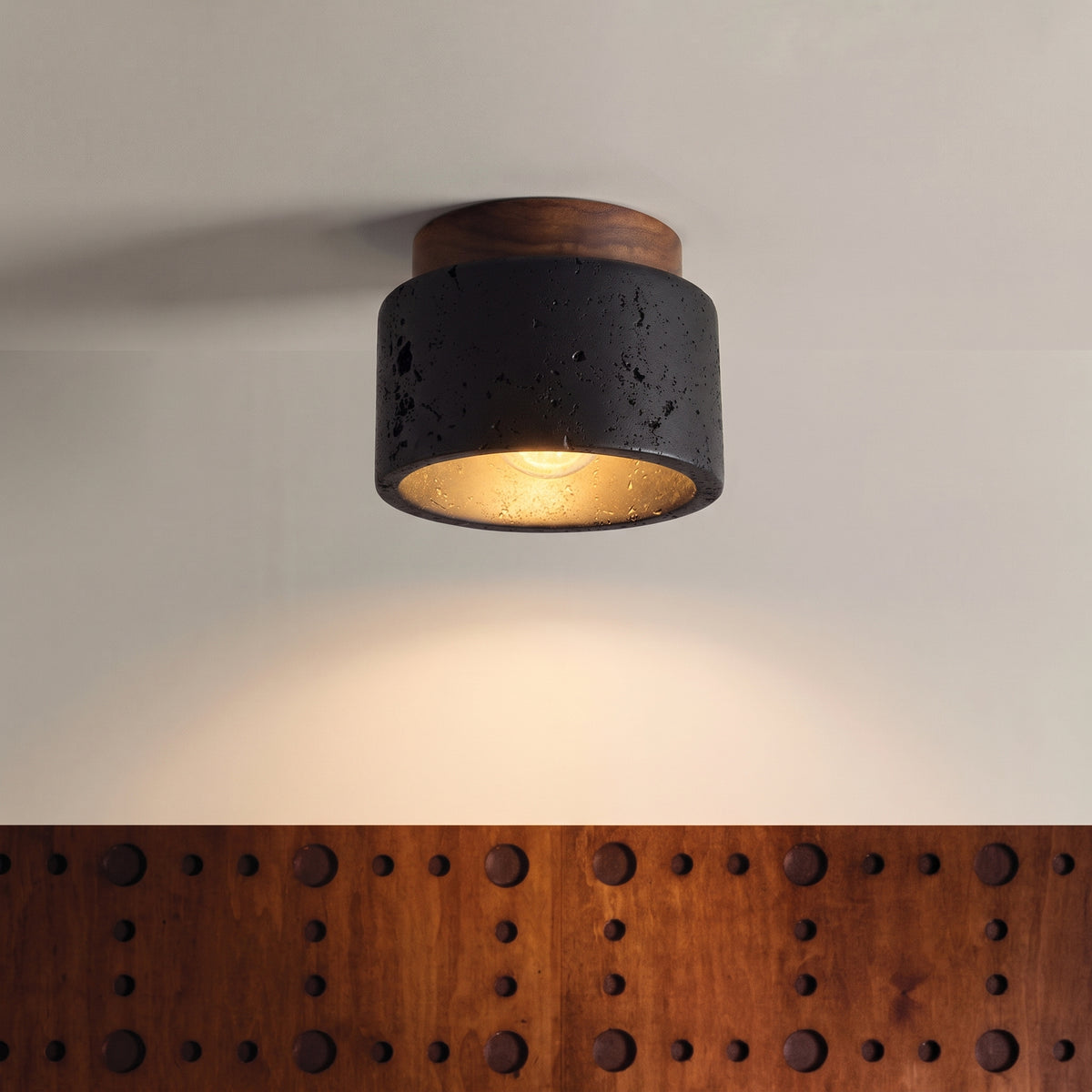 Travertine spot light